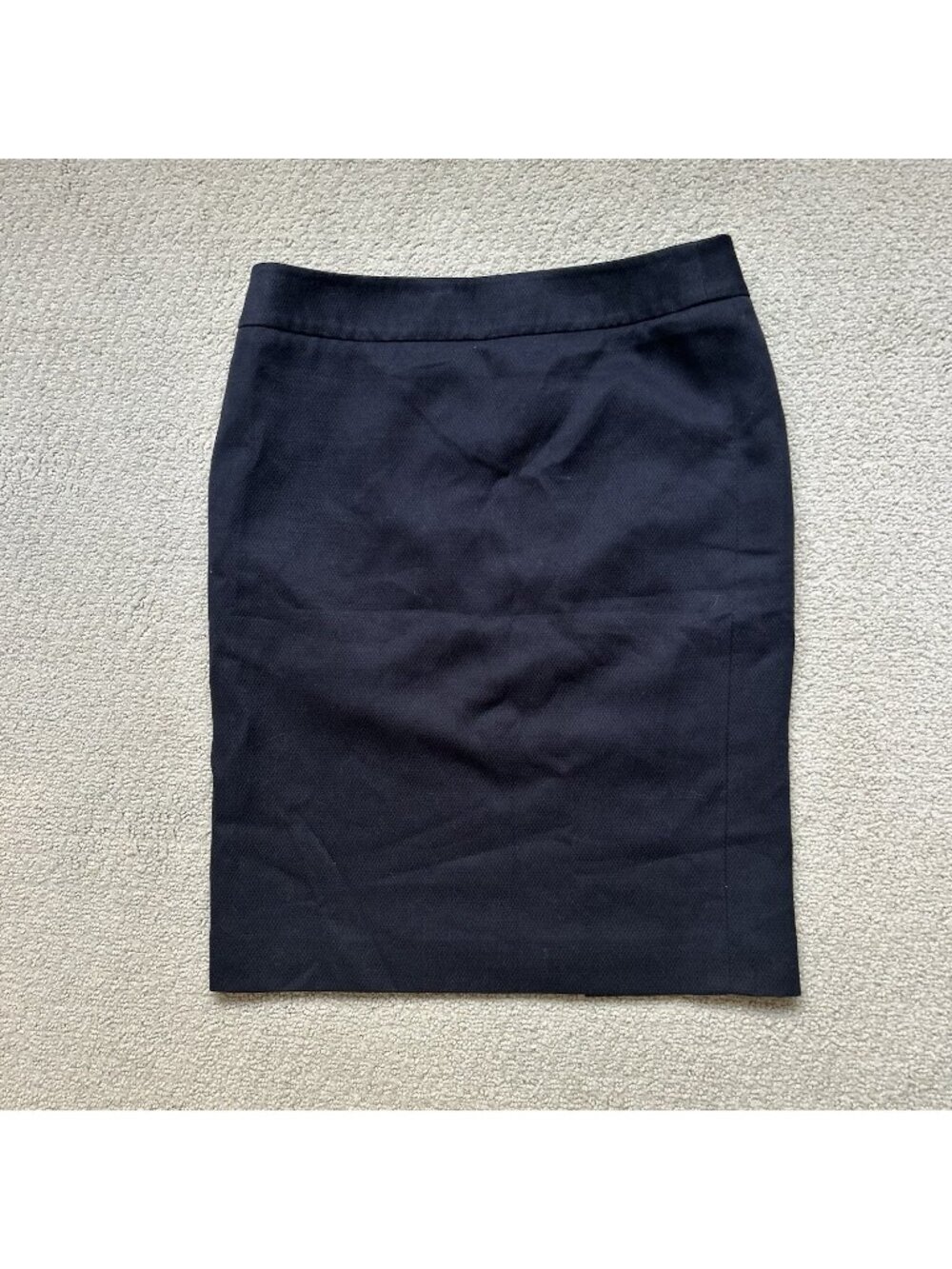 Armani Collezioni Women’s Blue Knee Length Cotton Vintage Designer Skirt Size 4